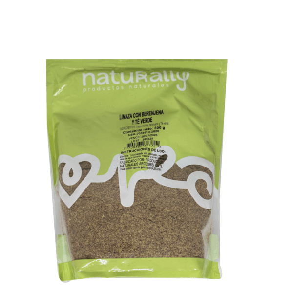 Linaza con Berenjena y Té Verde 500 gr