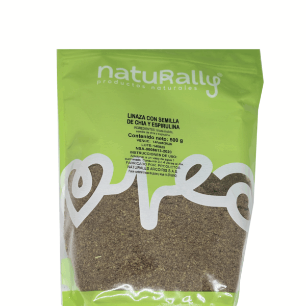 Linaza con Semilla de Chía y Espirulina 500 gr